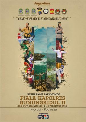 Kejuaraan KAPOLRES GUNUNG KIDUL TAEKWONDO CHAMPIONSHIP II TH.2025 Pengkab TI GK - GRIND ti-tsudoclub.com